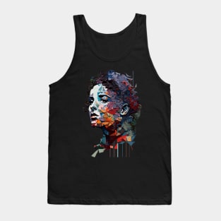 Woman Art Portrait Tank Top